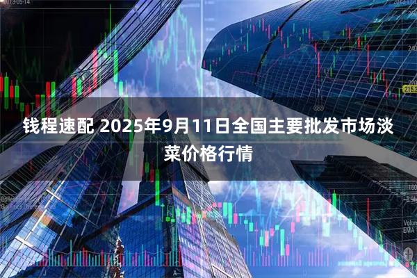 钱程速配 2025年9月11日全国主要批发市场淡菜价格行情