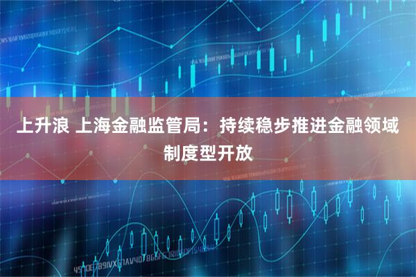 上升浪 上海金融监管局：持续稳步推进金融领域制度型开放