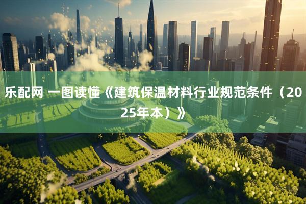 乐配网 一图读懂《建筑保温材料行业规范条件（2025年本）》